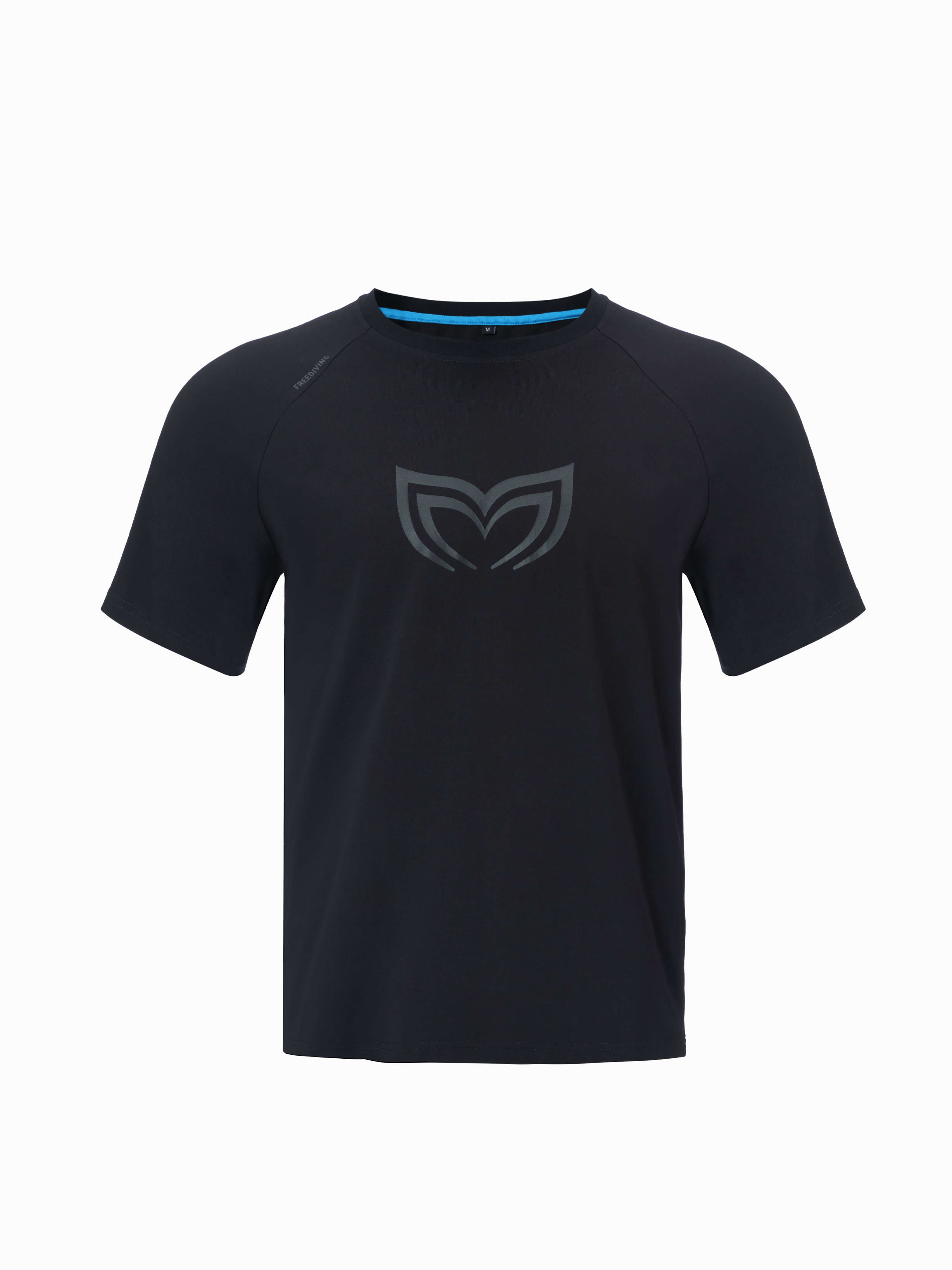 Men's Molchanovs Icon Tee freediving t-shirt in black, front view