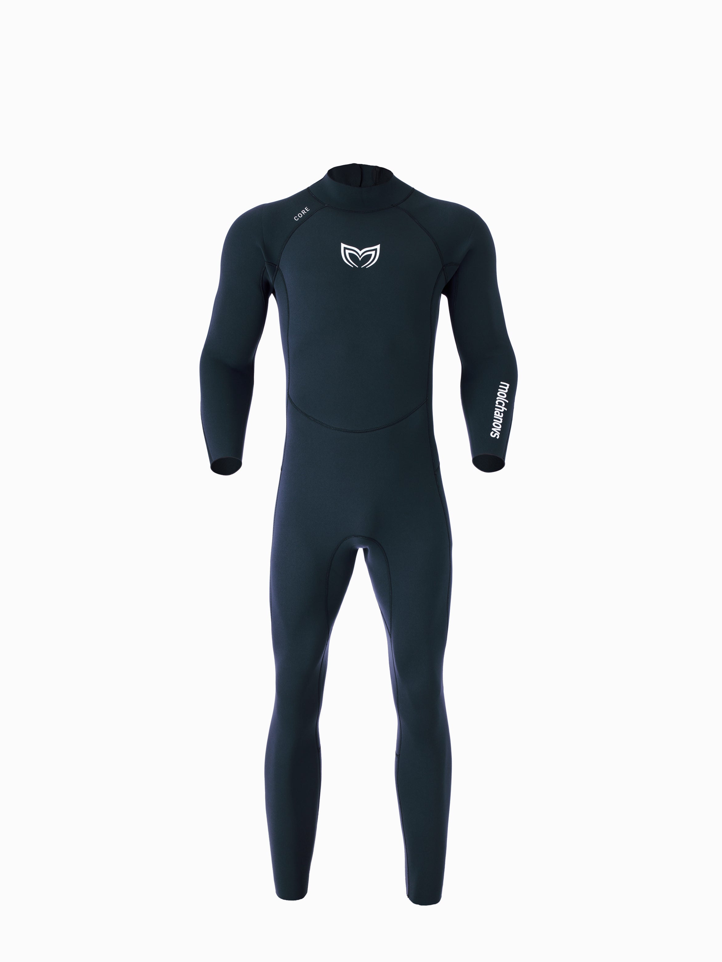 Molchanovs CORE men's one-piece freediving wetsuit 2.5mm in navy, front view