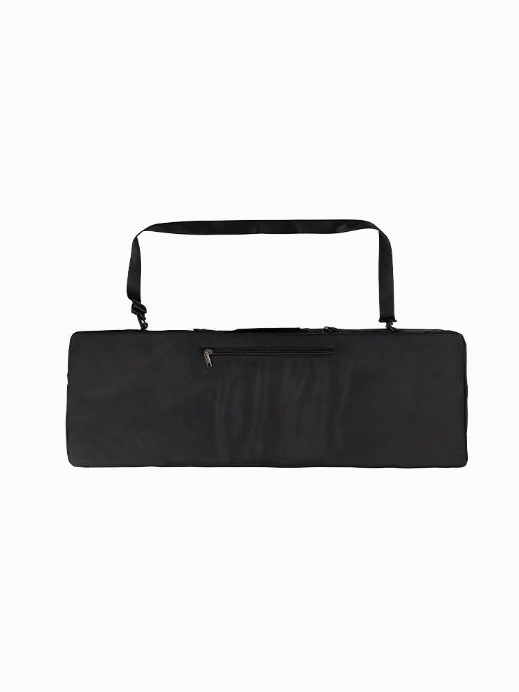 Molchanovs Bifins Bag 3 black, rear panel with zip pocket and shoulder strap clips